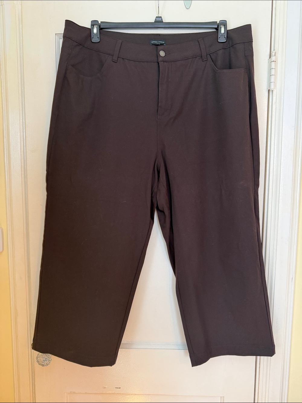 Universal Standard Dark Brown Women's Cropped Pants